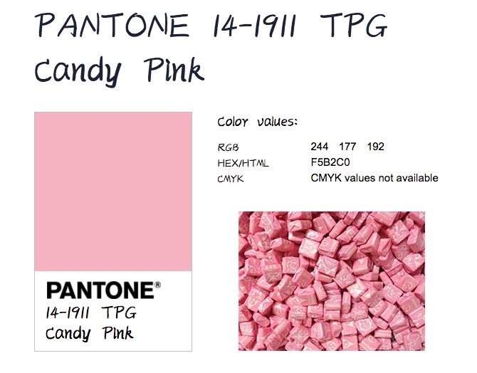 今日色彩|candy pink(糖果粉红色)