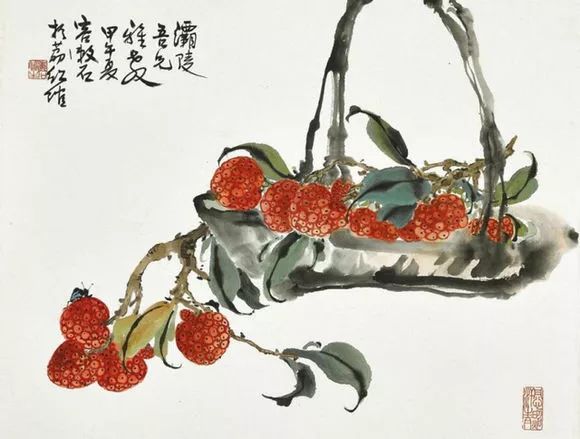 岭南画家容漱石国画作品欣赏