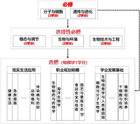 老师必看丨生物学学科核心素养和课程结构:必修 选择性必修 选修