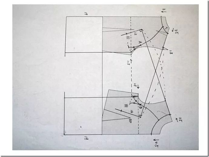 针织插肩袖的原型画法及制作
