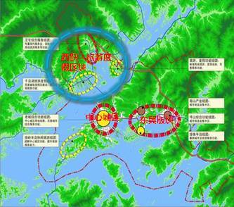 千岛湖城市规划结构