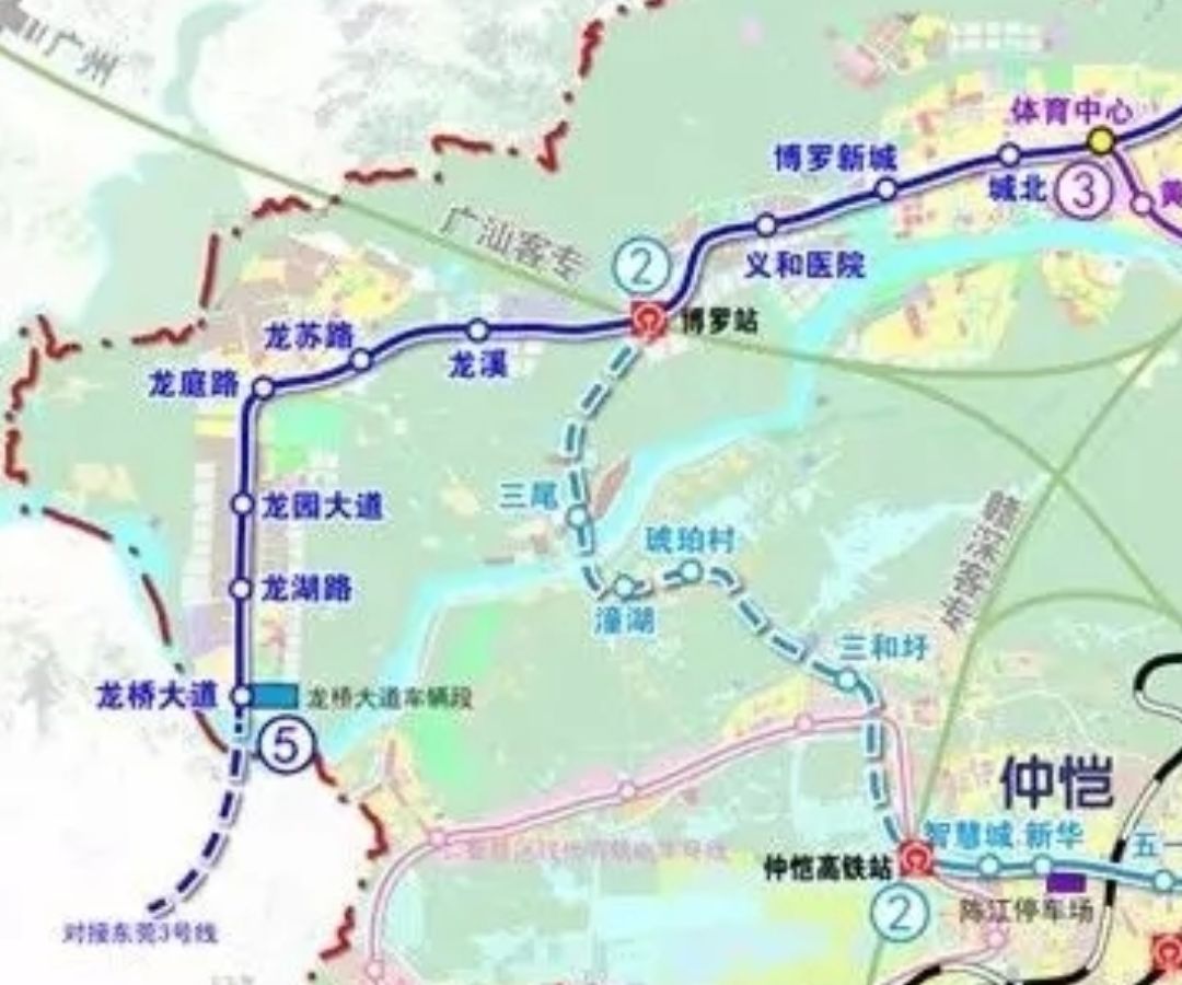 最新版惠州地铁规划出炉!龙溪将设5个站,有过