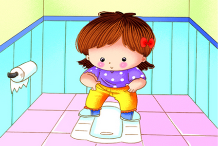 1岁半以后的宝宝可以让他跟随自己去厕所,自己做,宝宝学,言传身教