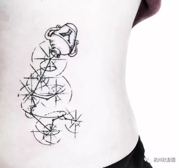 tattoo纹身素材水瓶座aquarius