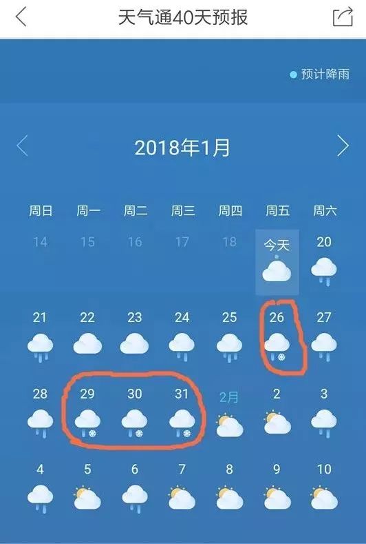 小编就不淡定了.看看天气预报