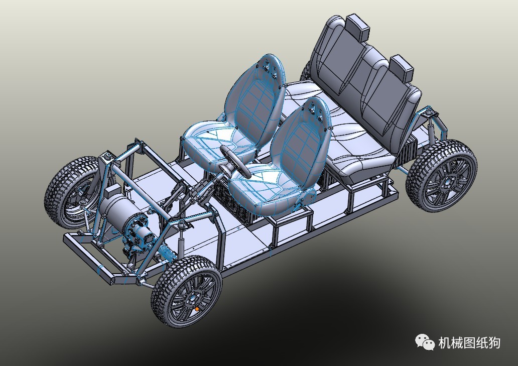 【汽车轿车】tabby evo四座版电动汽车模型开源3d图纸 solidworks设计