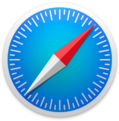 mac 电脑中 「safari 浏览器」的图标