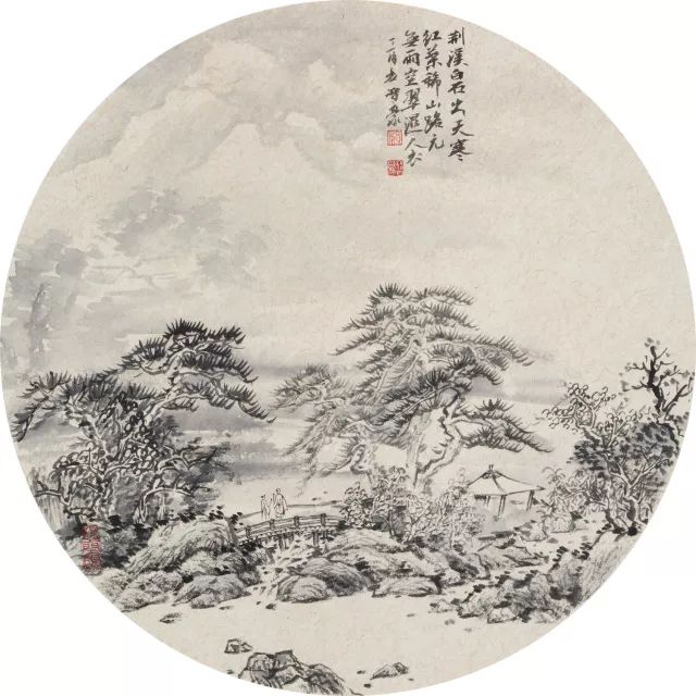 荆溪白石出天寒 50cm×50cm