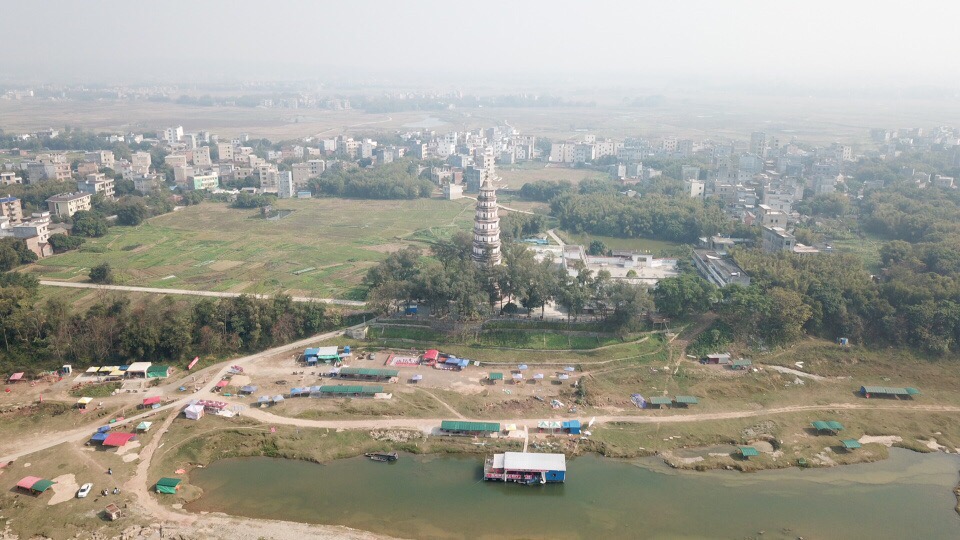 美,这样拍摄东塔,360度俯瞰东塔,桂平旅游景点之一,改造后更像旅游