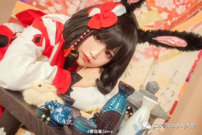 《加油大魔王》西奈,狐面先生cos画风唯美好看