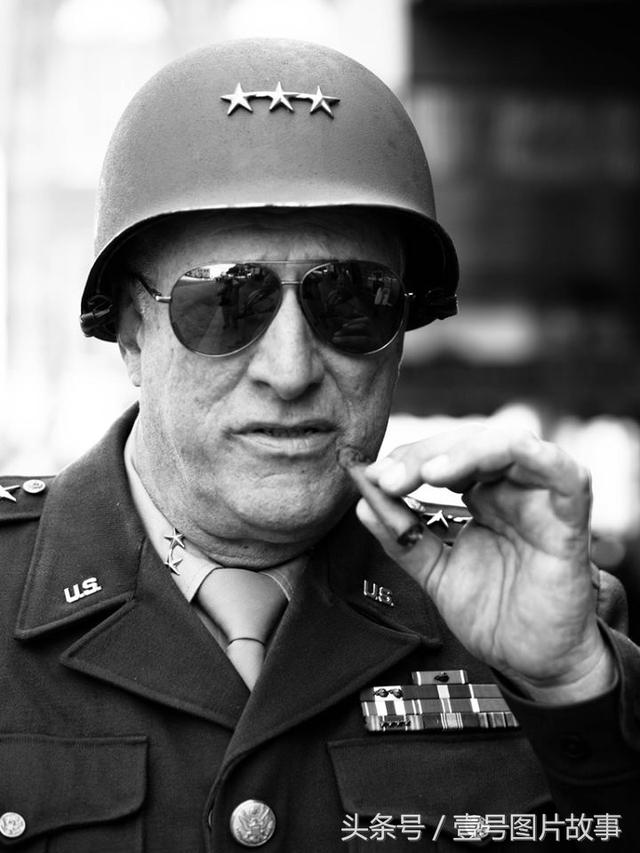 二战猛将巴顿将军,9个月歼敌140万,这组照片记