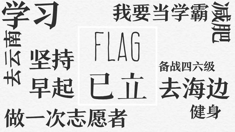 痛心疾首,痛下决心,痛立无数 立志要在假期咸鱼翻身的flag么?