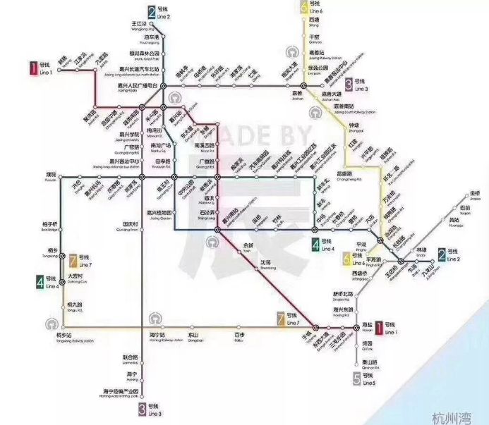 嘉兴规划在建5条地铁线路,其中4号线经嘉善将与上海松江9号线无缝对接