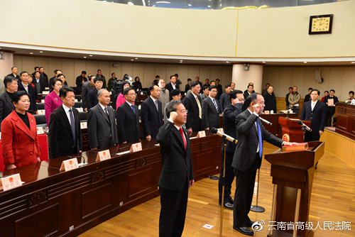 侯建军任云南省高级人民法院党组书记,代理院长