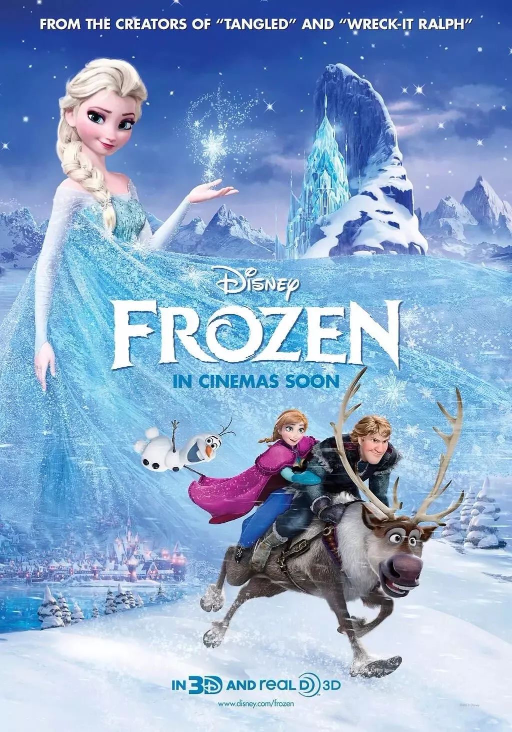 冰雪奇缘 frozen(2013,豆瓣评分8.