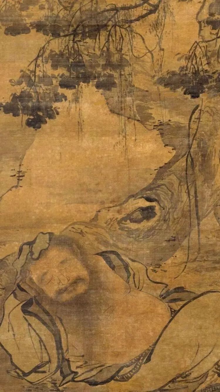 明 陈子和 古木酒仙图 立轴 绢本设色 174.6×102.6cm