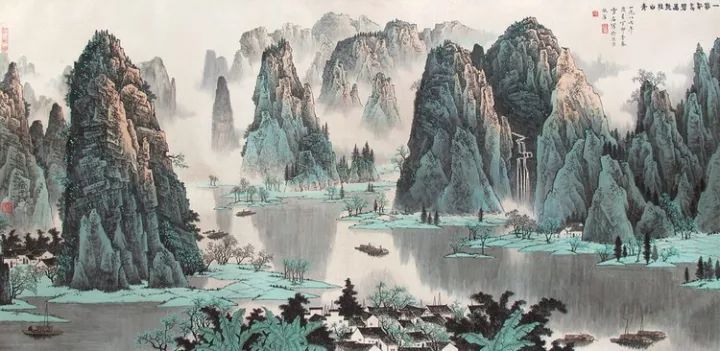 毕生经验都在这里,白雪石山水画教学视频并最美山水精品60幅!