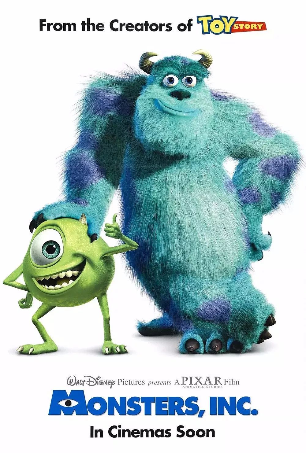 31. 怪兽电力公司 monsters, inc. (2001),豆瓣评分8.6