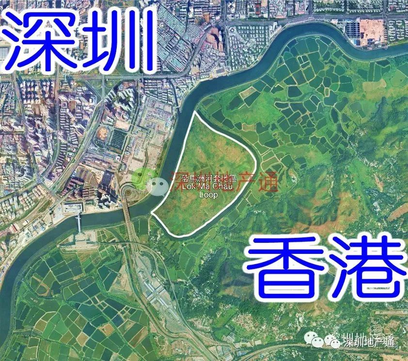 未来的中外商贸博览区 河套地区 河套地区香港深圳边界