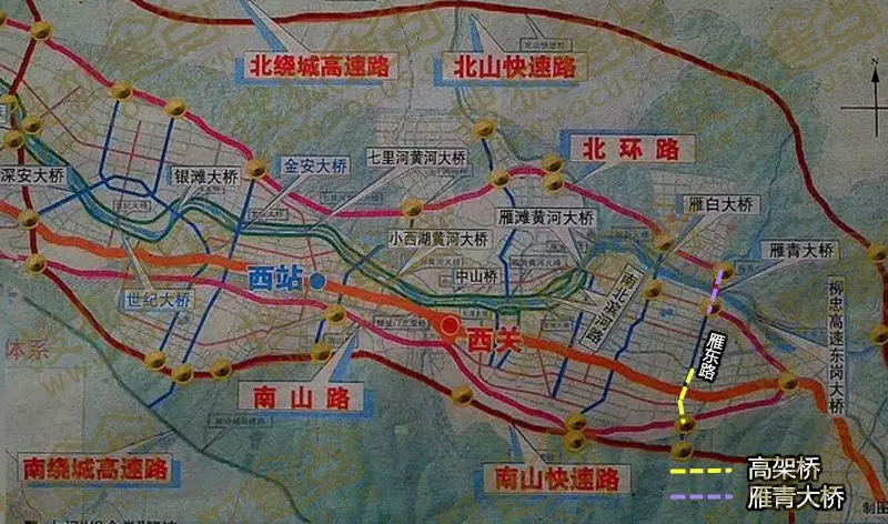 再加之段家滩路--南山路高架为兰州市规划路网"九纵"中的一纵,通过