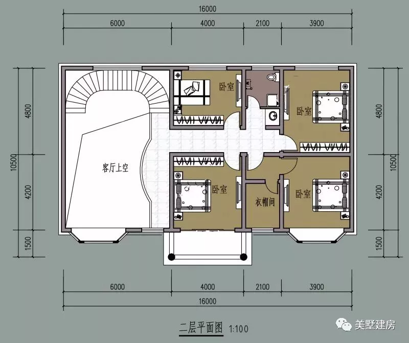 别墅编号:ms1702 占地尺寸:1010米 占地面积:101.