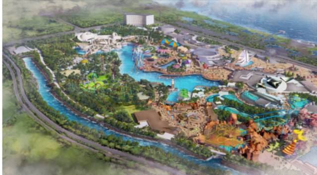 除了栖霞山之外,整个栖霞南京城将打造欢乐谷,玛雅海滩水公园