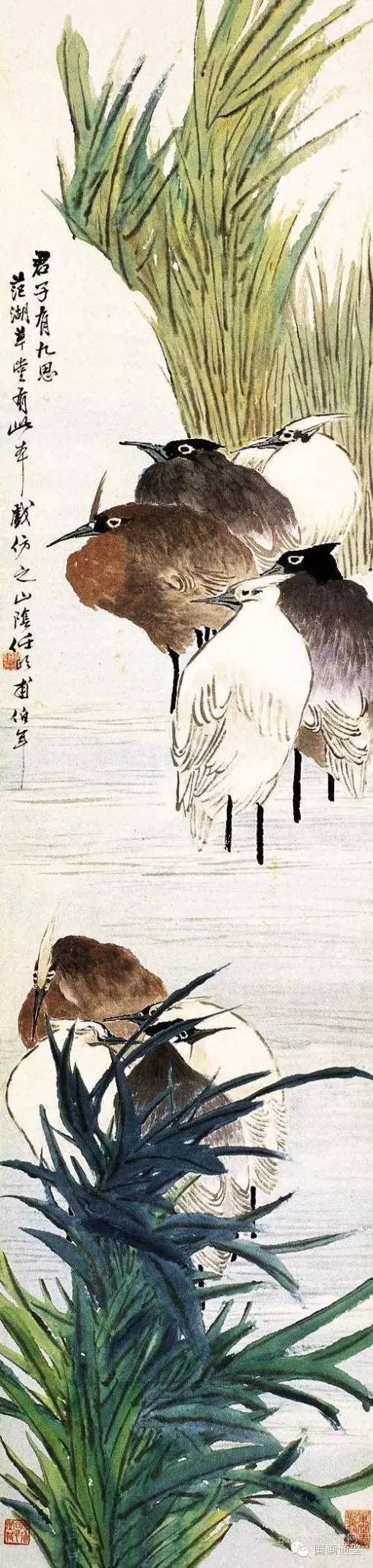 经典欣赏晚清海派代表人物任伯年花鸟画精选