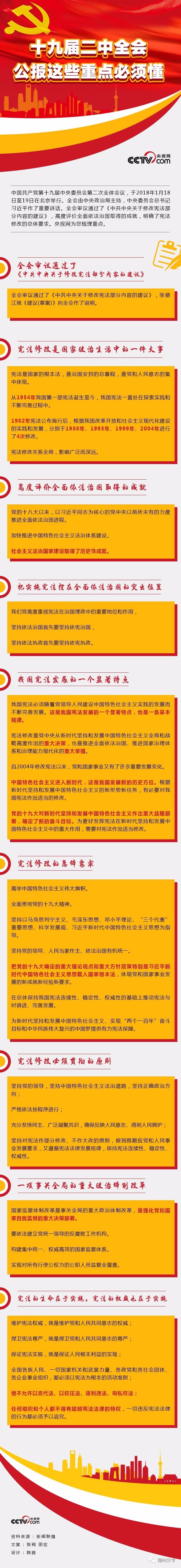 十九届二中全会公报这些重点必须懂