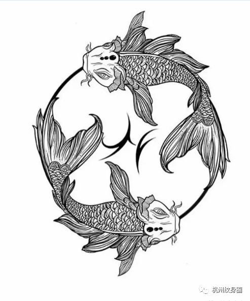 tattoo纹身素材双鱼座pisces