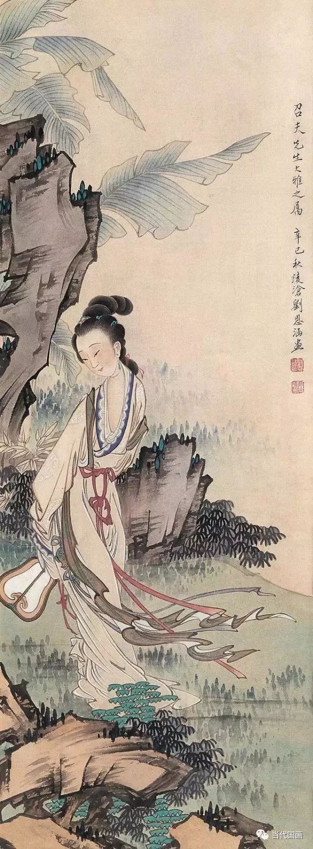 重彩工笔人物画大师刘凌沧