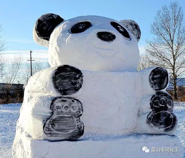 【蓝山屯河】新材料事业部"冬之韵"雪雕比赛,呈现冰雪