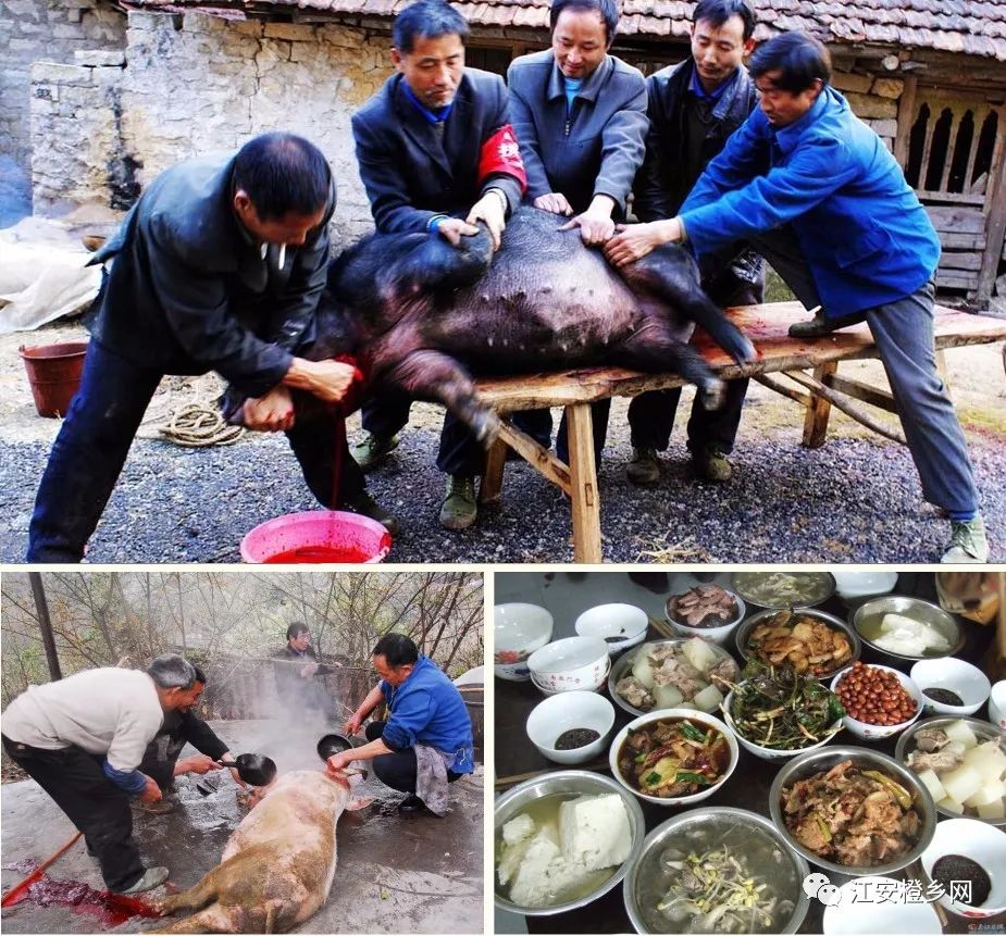 赶场喽!江安举办年货赶场节,吃千人刨猪汤,稀奇古怪名堂多的很