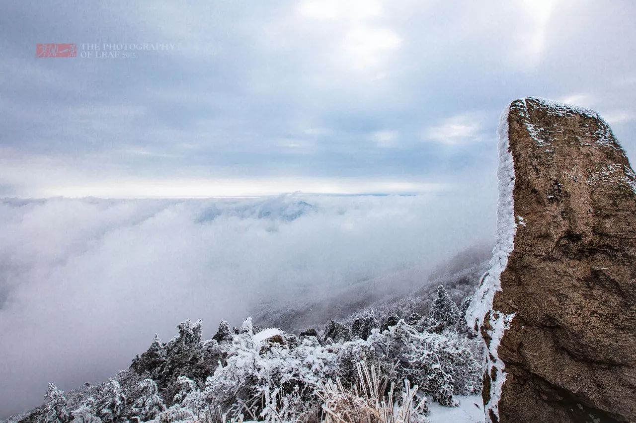 【真的下雪啦】1月27日,豪情万丈独闯天目七尖最高峰—龙王山,山巅