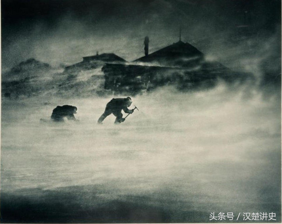 暴风雪,南极,1912年.