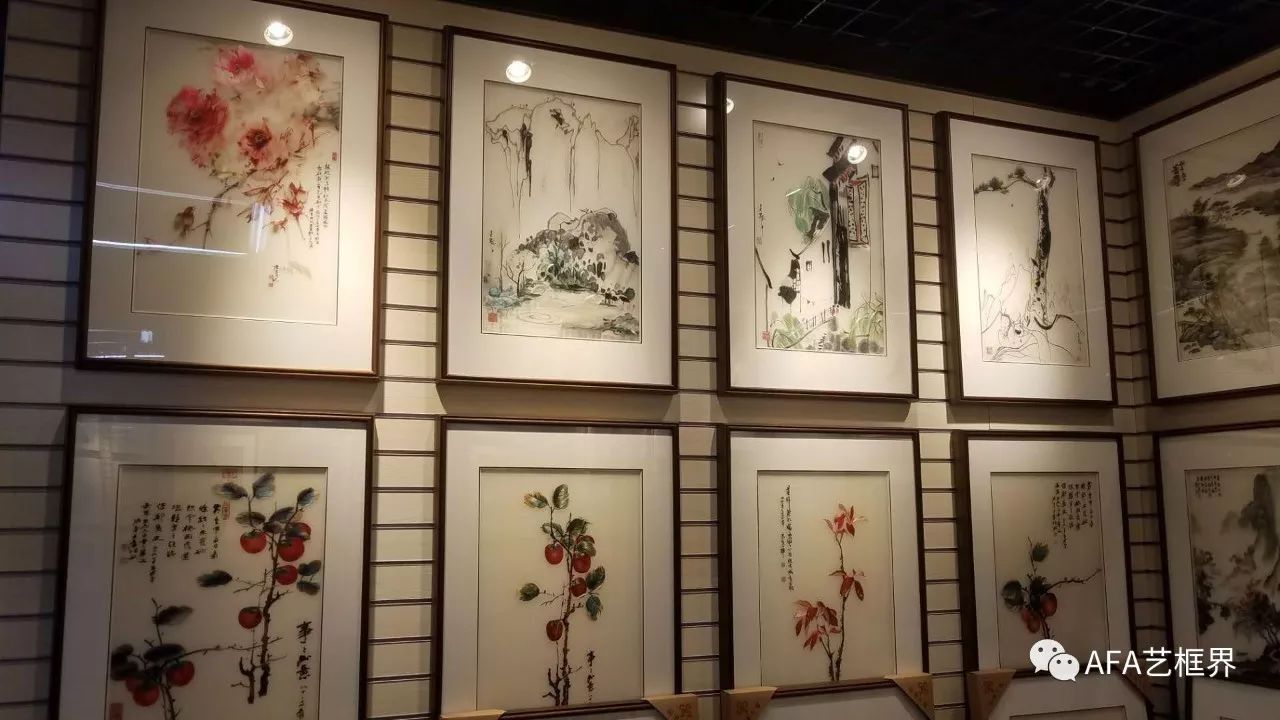 刺绣源于传统艺术传承丨品绣天翔北京画框展