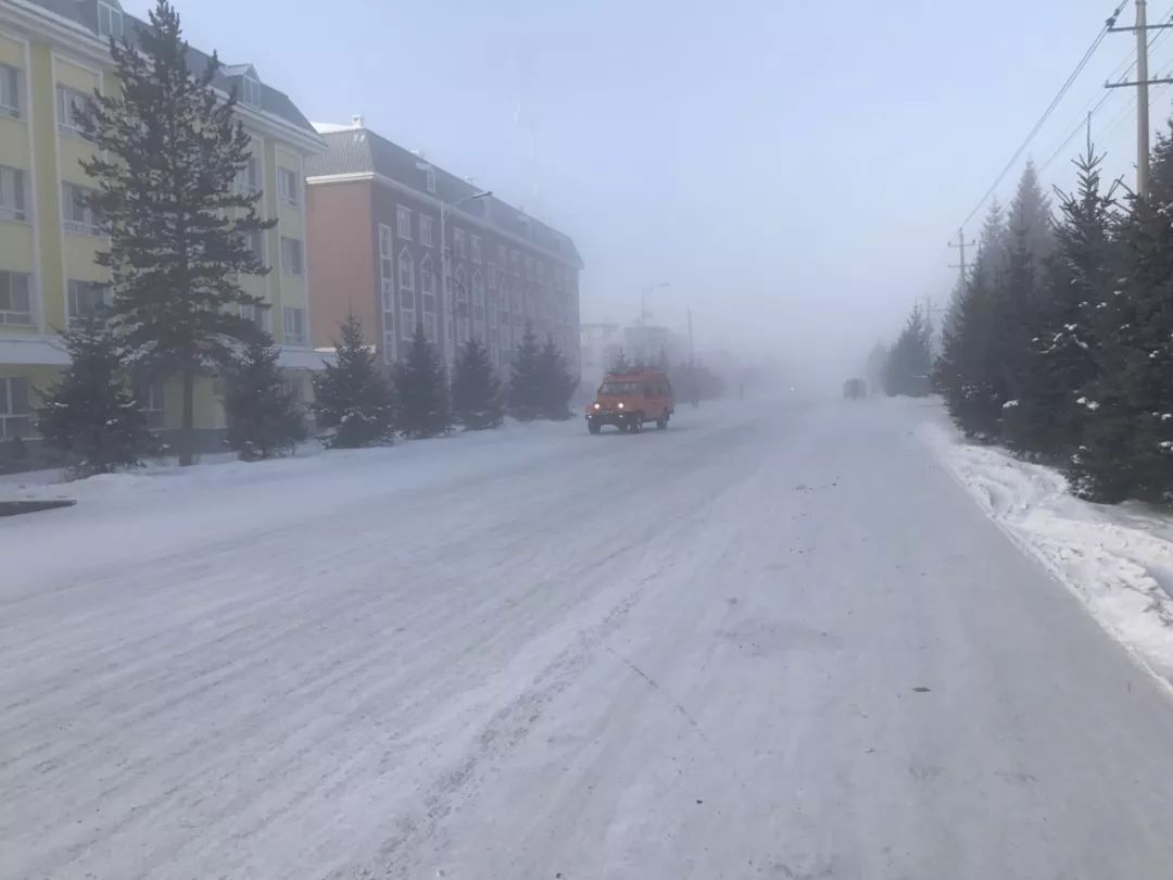 呼伦贝尔市根河,伊图里河等地遭遇极寒天气,最低气温逼近-50,未来