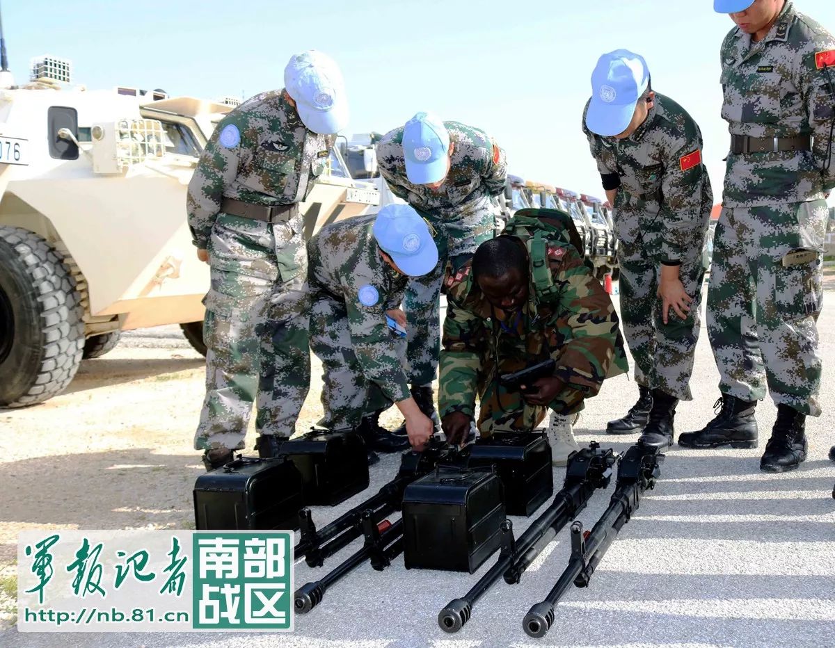 中国赴黎维和部队顺利通过联合国第三次装备核查