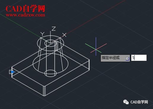 cad三维实战练习1及建模详细过程