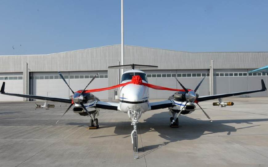 山西成功通航引进美国空中国王350高性能飞机