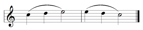 (1)连线,表示音符要演奏得连贯,也表示分句.4.