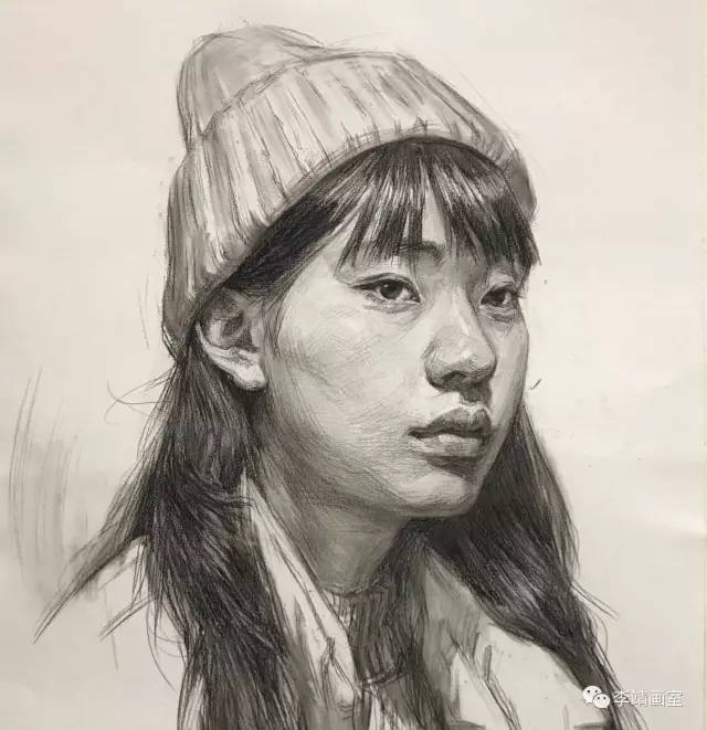 女性素描头像的面部结构该如何表现只要抓住这几个特点