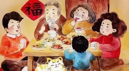 合家团圆聚餐