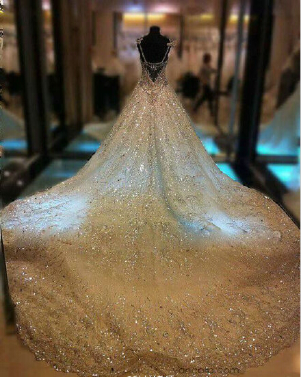 2.2米长拖尾婚纱_世界最长婚纱拖尾长达8095.4米创下吉尼斯世界纪录