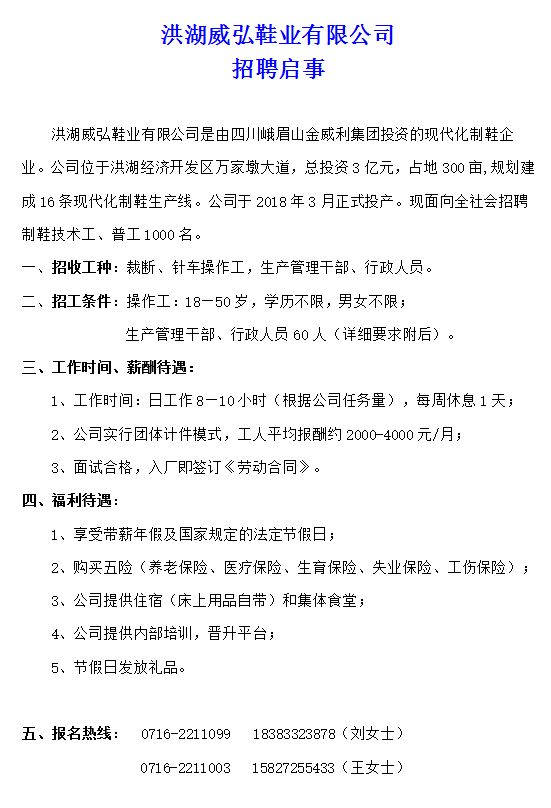 招聘会 | 洪湖送岗1000多个!119名求职者当场与企业达成就业意向