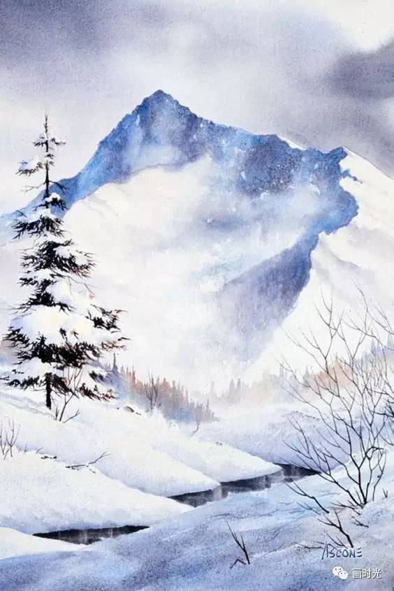 杭州下雪啦,赶紧来动手画一幅雪景!【干货(内有教程)】