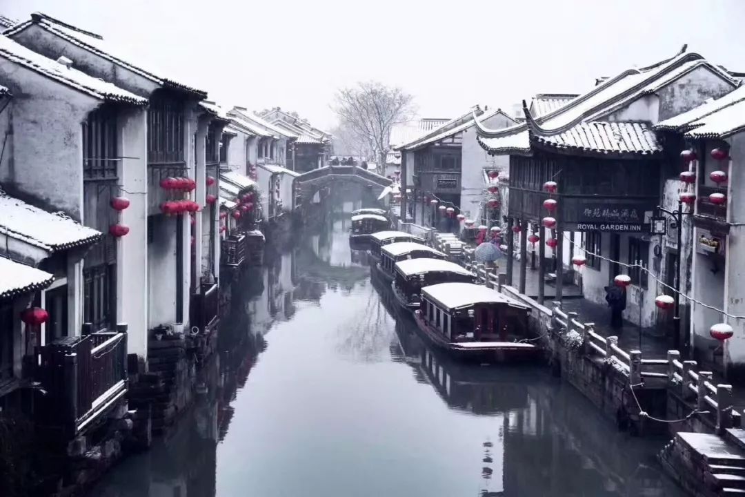 一下雪,苏州就变成了姑苏