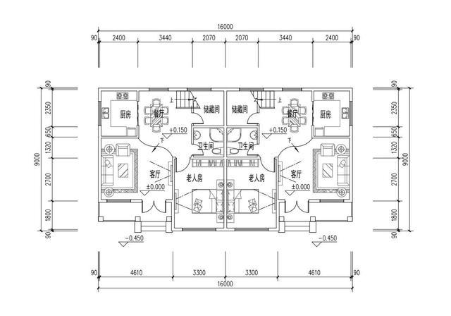 通过分析楼梯布置,谈谈乡村自建双拼别墅怎样设计更