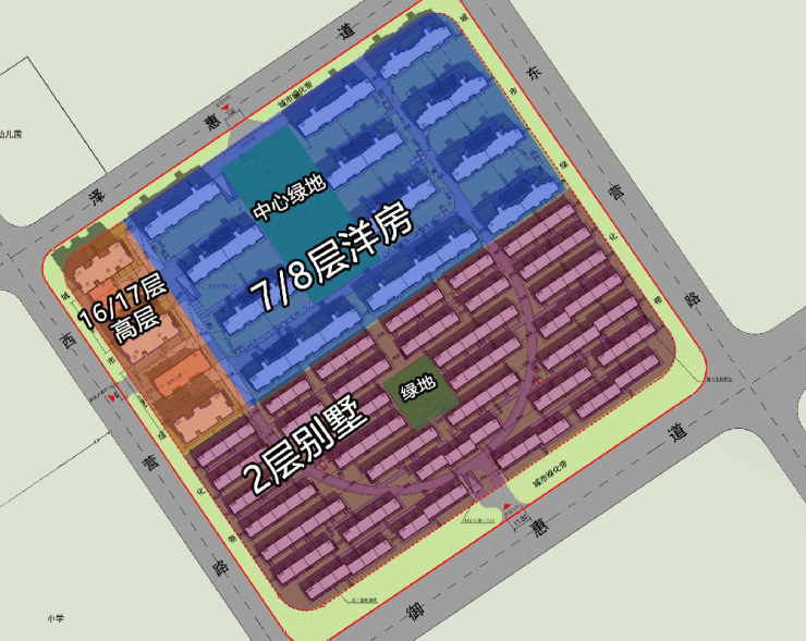 禹洲融信四宗地规划"齐了" 2656套房源解北闸口房荒!