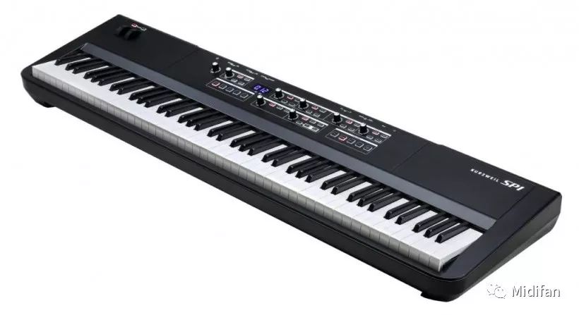 kurzweil sp1 88 键全配重键盘舞台钢琴,16 种乐器音色,256 复音,带有