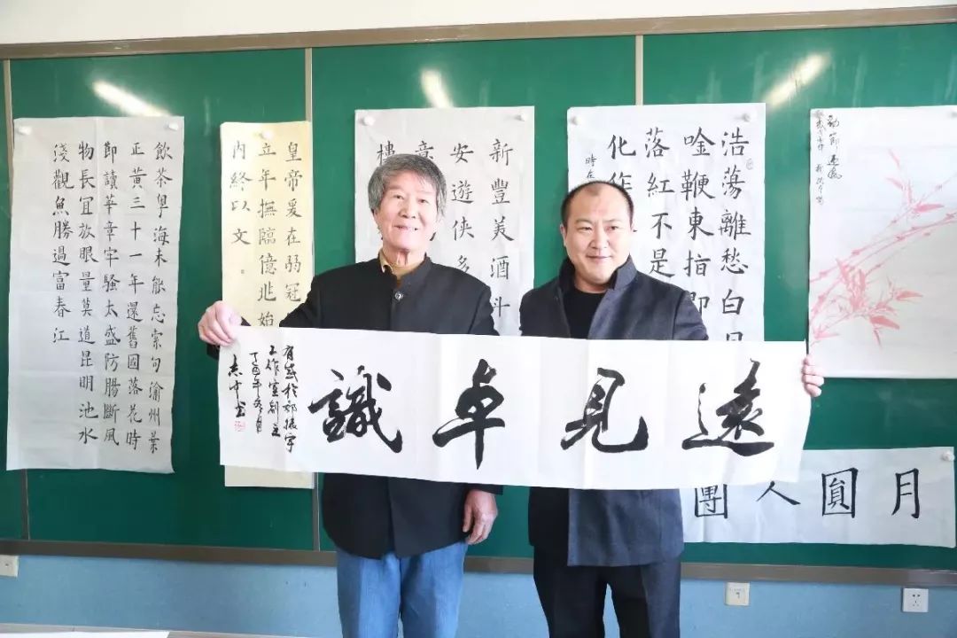 北京小学通州分校惟砚作田墨香入怀郭振宇书法工作室揭牌